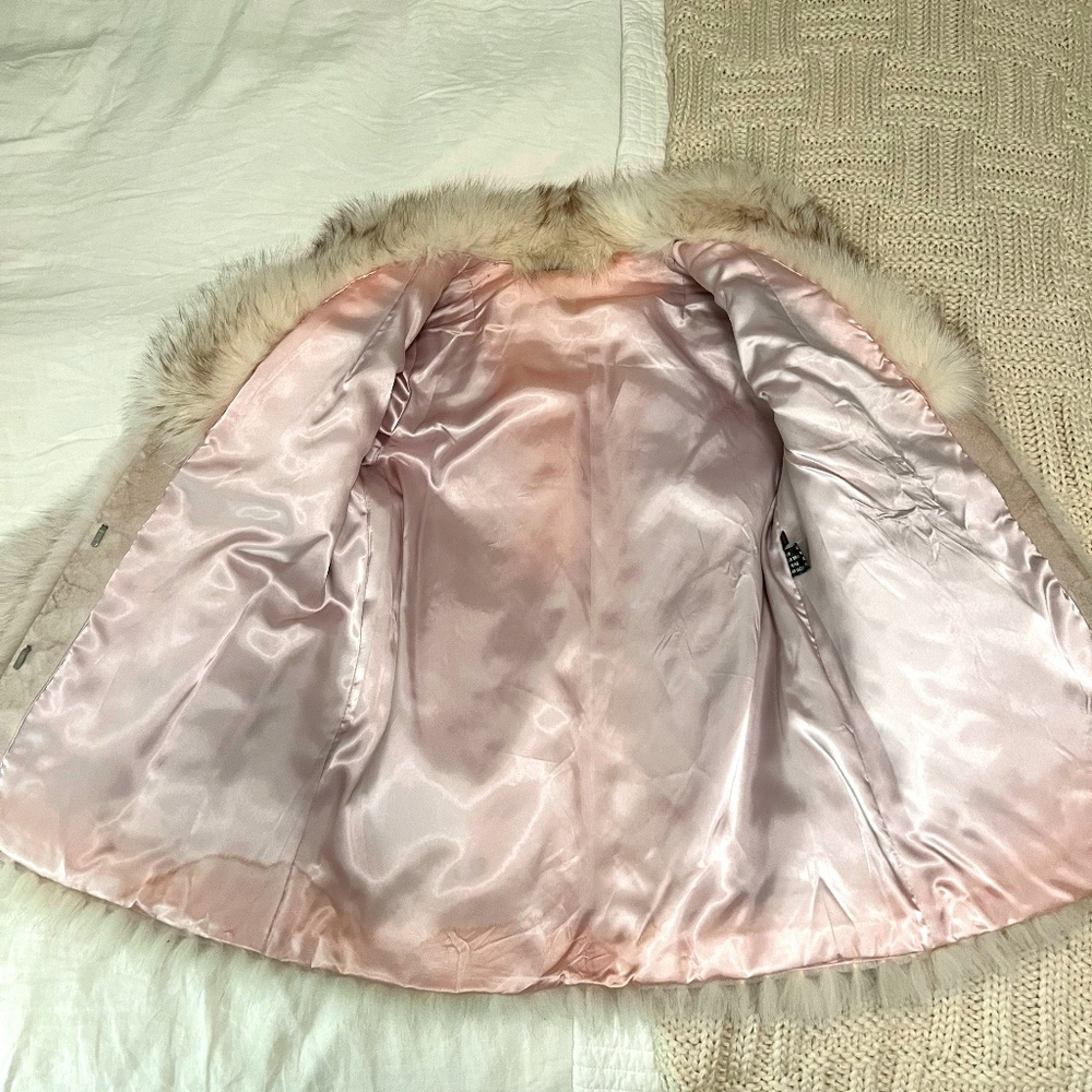 Vintage fox fur coat